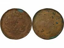 Louis XVIII - 10 Centimes, Siege of Antwerp - 1814 R