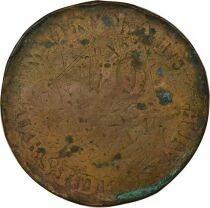 Louis XVIII - 10 Centimes, Siege of Antwerp - 1814 R