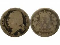 Louis XVIII - 2 Silver Francs - 1817 A Paris