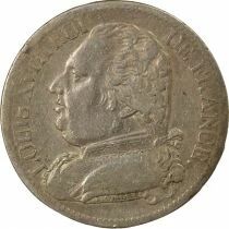 Louis XVIII - 5 Silver Francs, with Dressed up Bust - 1814 L Bayonne