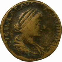 Lucilla - Sestertius, Standing Venus - 164 / 166 Rome