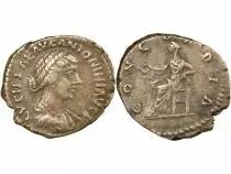 Lucilla - Silver Denarius, Concordia - 164 / 166 Rome