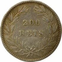 Luis I - 200 Silver Reis - 1875 Lisbon