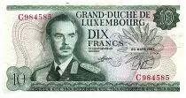 Lussemburgo 10 Francs Grand Duke Jean - Luxemburg - 20-03-1967 - Serial C984585 - F.53