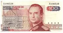 Lussemburgo 100 Francs Grand Duke Jean - Luxemburg - 14-08-1980 - Serial A196529 - P.57