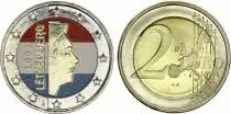 Lussemburgo 2 Euros - First Map - Colorised - 2002