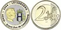 Lussemburgo 2 Euros - Grand-Duc Henri - Colorised - 2004