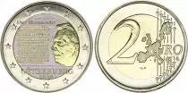 Lussemburgo 2 Euros - National Anthem - Colorised - 2013