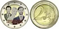 Lussemburgo 2 Euros - Princely wedding - Colorised - 2012
