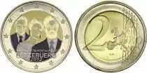 Lussemburgo 2 Euros - Princely wedding - Colorised - 2012