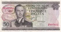 Lussemburgo 50 Francs Grand Duc Jean - Factory - 25-08-1972 - Serial F
