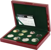 Lussemburgo COFFRET BE EURO 2023 dont les 2 ? Comm&eacute;mo. 2023