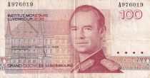 Luxembourg 100 Francs - Grand Duc Jean - 1986 - Serial A - P.58a