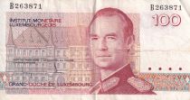 Luxembourg 100 Francs - Grand Duc Jean - 1986 - Serial B - P.58a