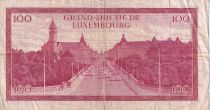 Luxembourg 100 Francs - Grand Duke Jean - 1970 -  Letter B - F - P.56