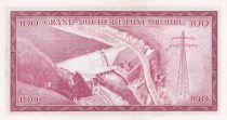 Luxembourg 100 Francs - Grande duchesse Charlotte - Barrage - 18-09-1963