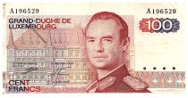 Luxembourg 100 Francs Grand Duke Jean - Luxemburg - 14-08-1980 - Serial A196529 - P.57