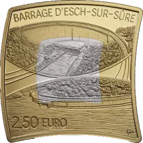 Luxembourg 2,5 Euros BE 2024 - Barrage d\'Esch-sur-Sûre