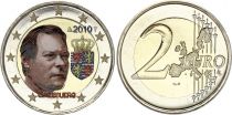 Luxembourg 2 Euros - Armoiries du Grand-Duc Henri - Colorisée - 2010