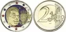 Luxembourg 2 Euros - Arms of Grand-Duc Henri - Colorised - 2010