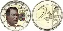 Luxembourg 2 Euros - Arms of Grand-Duc Henri - Colorised - 2010