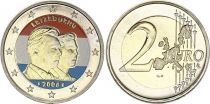 Luxembourg 2 Euros - Grand-Duc Guillaume - Colorisée - 2006