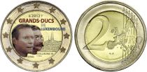Luxembourg 2 Euros - Grand-Duc Guillaume IV - Colorised - 2012