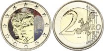 Luxembourg 2 Euros - Grand-Duchess Charlotte - Colorised - 2009