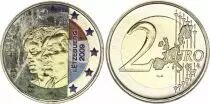 Luxembourg 2 Euros - Grand-Duchess Charlotte - Colorised - 2009