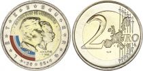 Luxembourg 2 Euros - Grand-Ducs Henri et Adolphe - Colorisée - 2005