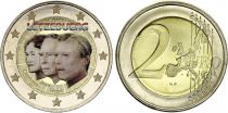 Luxembourg 2 Euros - Jean Lieutenant-Représentant - Colorised - 2011