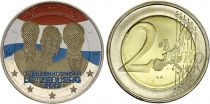 Luxembourg 2 Euros - Princely wedding - Colorised - 2012
