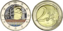 Luxembourg 2 Euros - Treaty of London - Colorised - 2014