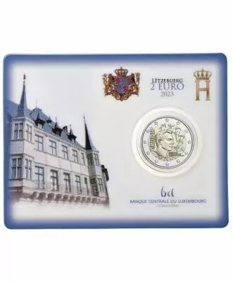 Luxembourg 2 Euros Coincard - 25 ans de Grand Duc Henri au Comit� International Olympique