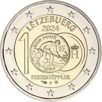 Luxembourg 2 Euros Commémo 2024 - 100 ans de l\'introduction du Franc Feierstëppler