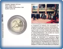 Luxembourg 2 Euros comm&eacute;mo BU 2025 - Jubil&eacute; du Grand-Duc Henri