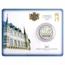 Luxembourg 2 EUROS COMM&Eacute;MO. BU COINCARD LUXEMBOURG 2018 - 150 ANS CONSTITUTION