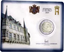 Luxembourg 2 EUROS COMM&Eacute;MO BU LUXEMBOURG 2019 - 100 ans du Suffrage Universel