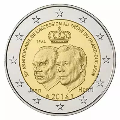 Luxembourg 2 Euros Comm�mo. LUXEMBOURG 2014 - Grand-Duc Jean