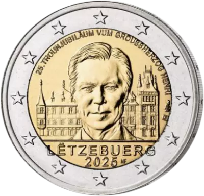 Luxembourg 2 Euros comm�mo UNC 2025 - Jubil� du Grand-Duc Henri
