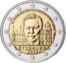 Luxembourg 2 Euros commemorative 2024 - 175th anniversary of the death of Grand Duke Wilhelm II