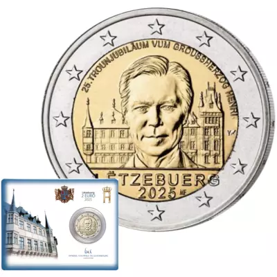 Luxembourg 2 Euros commemorative 2024 - 175th anniversary of the death of Grand Duke Wilhelm II