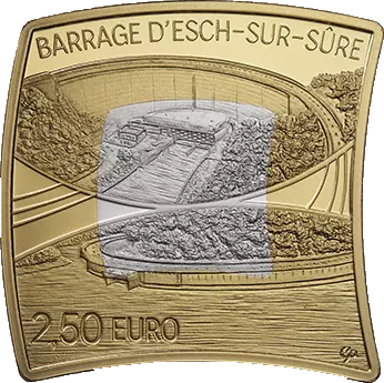 Luxembourg 2.5 Euros Proof 2024 - Esch-sur-S�re dam