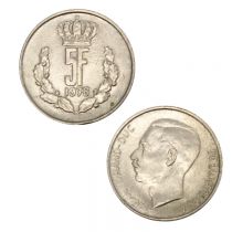 Luxembourg 5 Francs LUXEMBOURG 1976