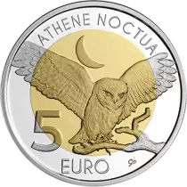 Luxembourg La Chouette chevêche - 5 Euros BE 2024