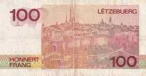 Luxembourgo 100 Francs - Grand Duc Jean - 1986 - Serial A - P.58a
