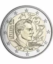 Luxembourgo 2 Euros - 25th anniversary of the admission of Grand Duke Henri to the International Olympic Committee