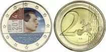 Luxembourgo 2 Euros - Treaty of London - Colorised - 2014