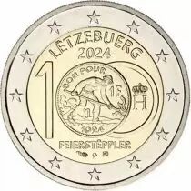 Luxembourgo 2 Euros Commemoration 2024 - 100 years since the introduction of the Feierst&euml;ppler franc