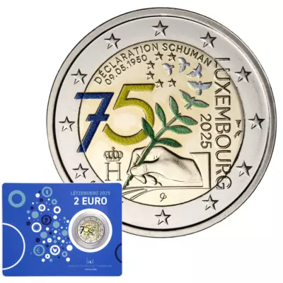 Luxembourgo 2 Euros commemorative 2024 - 175th anniversary of the death of Grand Duke Wilhelm II